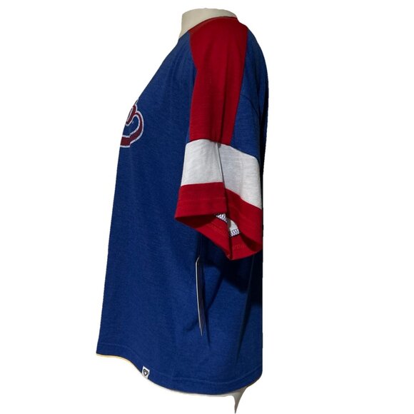 NEW Kansas Jayhawks KU Shirt Color Block Tee Women's M - Picture 7 of 10